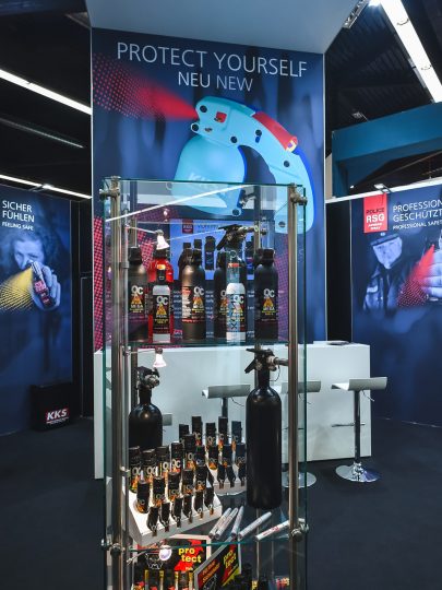 KKS-Produkte in der Vitrine